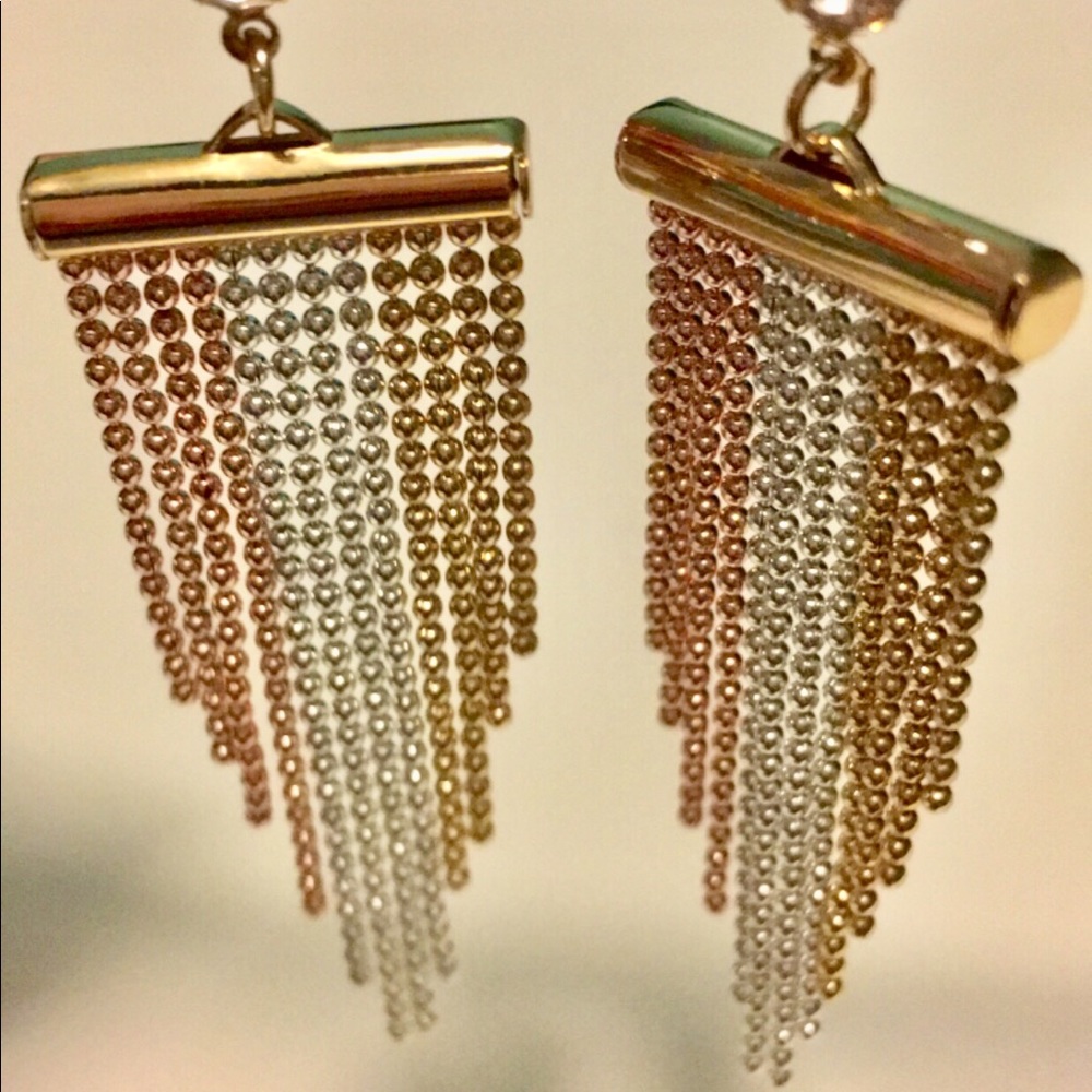 Brasilian 3 color Gold fill Earrings